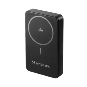 Wozinsky WLWP-10KA0Y3S 22,5 W Qi2 powerbank állvánnyal, 10 000 mAh (fekete)