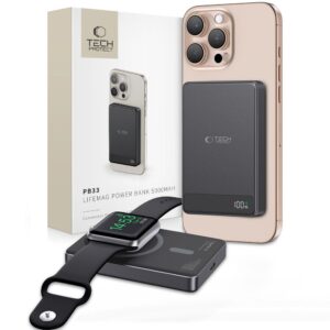 Tech-Protect PB33 LifeMag MagSafe 5000 mAh powerbank (fekete)