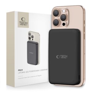 Tech-Protect PB24 LifeMag QI2 MagSafe 10000 mAh powerbank (fekete)