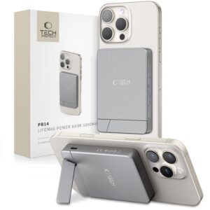 Tech-Protect PB14 LifeMag MagSafe 5000 mAh powerbank (szürke)