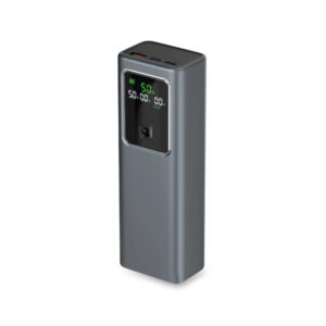SBS 20000 mAh PD 100 W powerbank LCD kijelzővel (szürke)