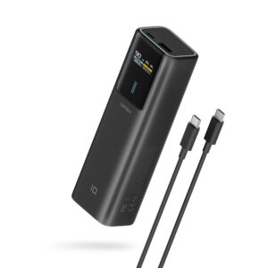 Cuktech CKPB100PGLBL 150 W-os, 10 000 mAh-s powerbank (fekete)