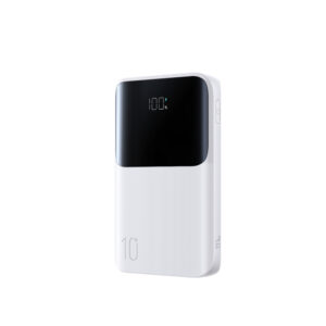 Joyroom JR-QP191 Star Series Mini 10000 mAh 22,5 W powerbank digitális kijelzővel (fehér)