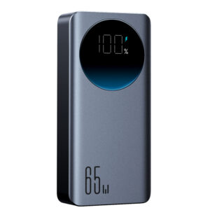 Joyroom JR-PBF05 Pro 30000 mAh 65 W powerbank digitális kijelzővel, 2× USB-C, 1× USB-A (fekete)