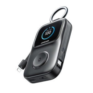 Joyroom JR-W19 5000 mAh powerbank 5 W-os vezeték nélküli óratöltéssel (fekete)