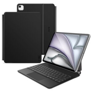 Tech-Protect SmartCase Magnetic billentyűzettel iPad Pro 12,9″ (2020/2021/2022) / 13″ (2024/2025/2026) készülékhez (fekete)