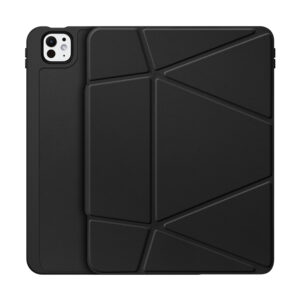 Dux Ducis Vers tok iPad Pro 11″ (2024/2025) készülékhez, állvánnyal és Apple Pencil-tartóval (fekete)