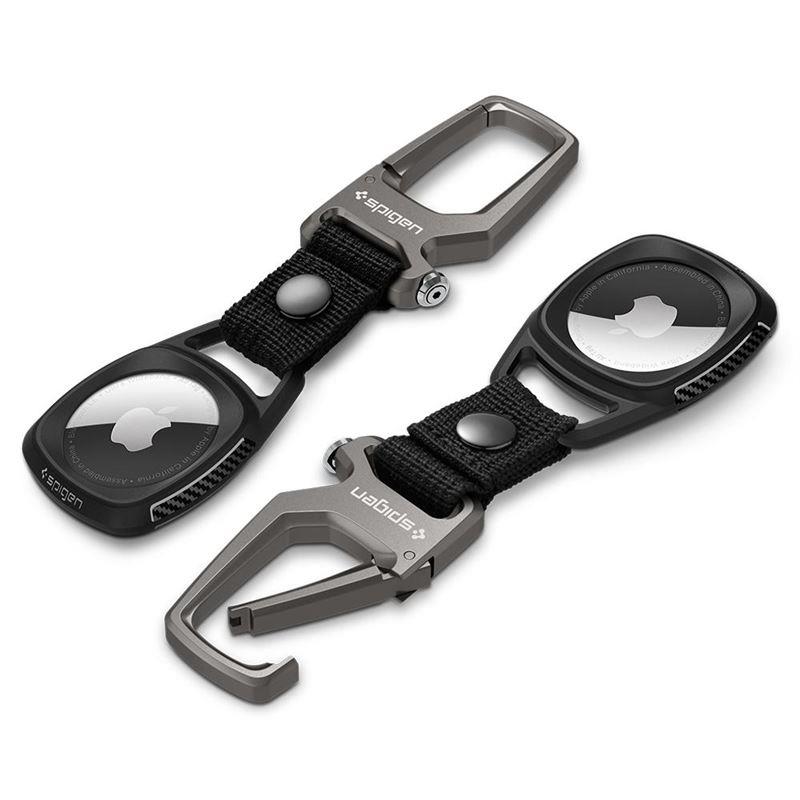 iTok webáruház - Spigen Spigen Rugged Armor tok Apple AirTaghez (matt fekete) 8 Spigen Rugged Armor Case for Apple AirTag (matt fekete)
