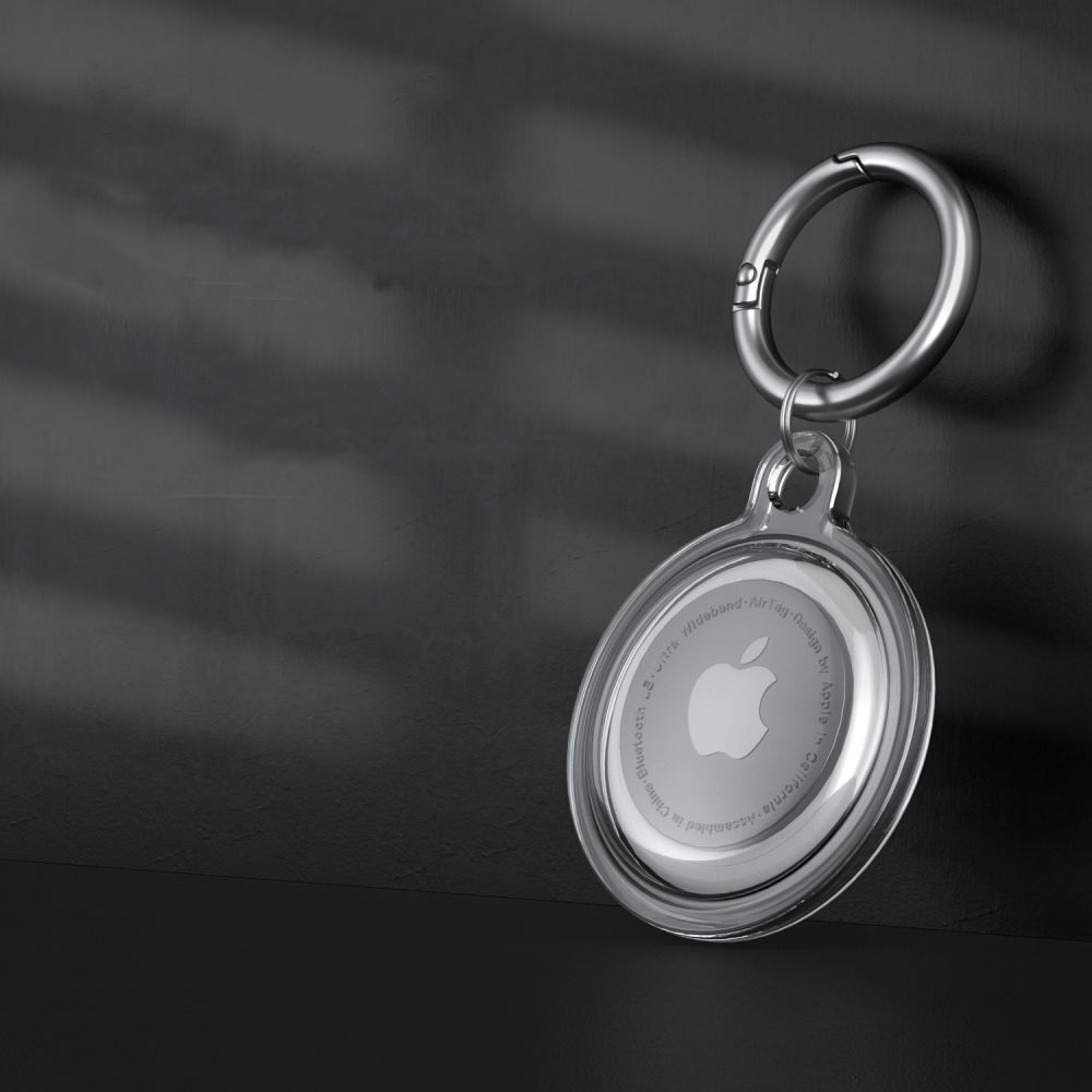 iTok webáruház - Tech-Protect Tech-Protect Icon tok Apple AirTag készülékhez (átlátszó) 2 Tech-Protect Icon Case for Apple AirTag (átlátszó)