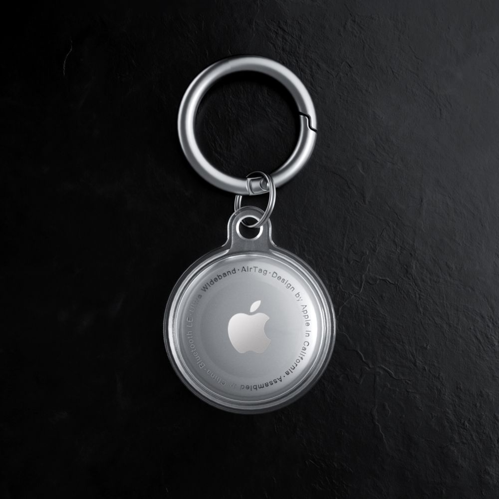 iTok webáruház - Tech-Protect Tech-Protect Icon tok Apple AirTag készülékhez (átlátszó) 3 Tech-Protect Icon Case for Apple AirTag (átlátszó)