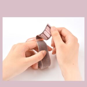 Tech-Protect Nylon gyermek csuklópánt Apple AirTaghez (rózsaszín)