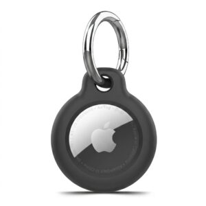 Tech-Protect Rough tok Apple AirTag készülékhez karikával (fekete)
