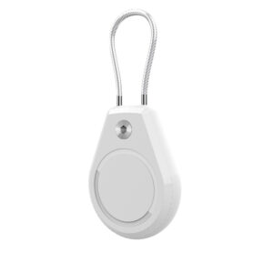 Apple AirTag vízálló tok acélkábellel WAT-61-0Y1S (fehér)