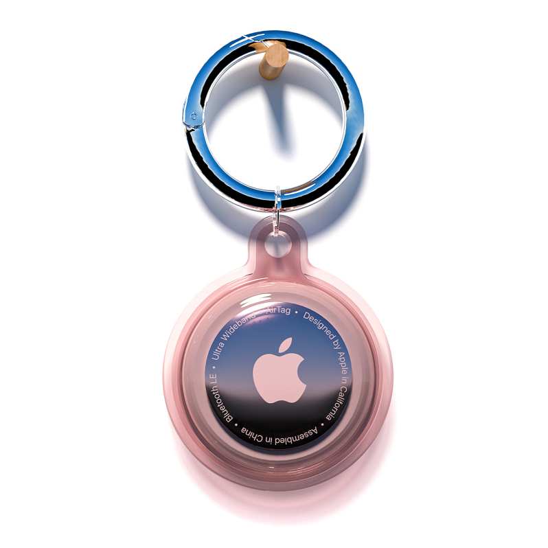 iTok webáruház - Hurtel Apple AirTag vízálló tok WAT-05-0Y6S (rózsaszín) 2 Apple AirTag Case Waterproof (rózsaszín)