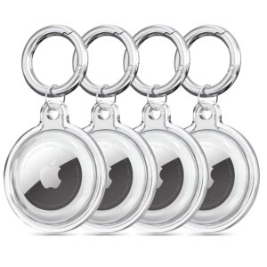 Tech-Protect Icon 4 db-os tok Apple AirTaghez (átlátszó)
