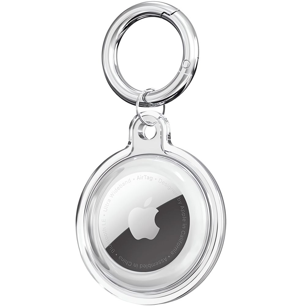 iTok webáruház - Tech-Protect Tech-Protect Icon 4 db-os tok Apple AirTaghez (átlátszó) 3 Tech-Protect Icon 4-pack Case for Apple AirTag (átlátszó)