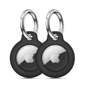 Tech-Protect Rough 2 db-os kulcstartó tok Apple AirTaghez (fekete)