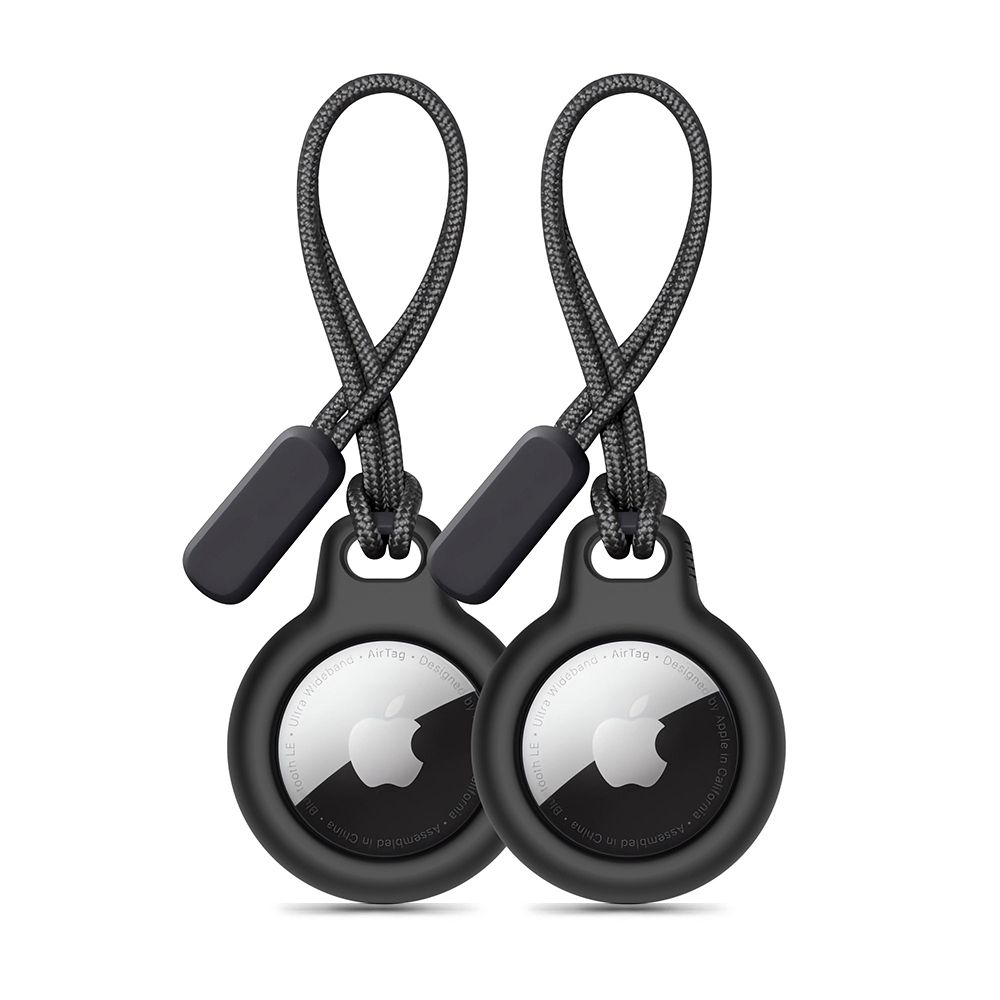 iTok webáruház - Tech-Protect Tech-Protect Rough 2 darabos tok Apple AirTaghez (fekete) 1 Tech-Protect Rough 2-pack case for Apple AirTag (fekete)