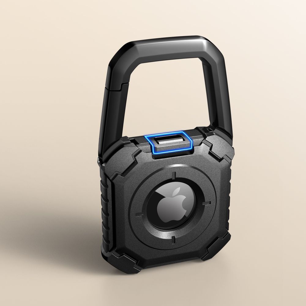 iTok webáruház - Tech-Protect Tech-Protect Kevlar tok Apple AirTag 1/2-höz (fekete) 3 Tech-Protect Kevlar Case for Apple AirTag 1/2 (fekete)