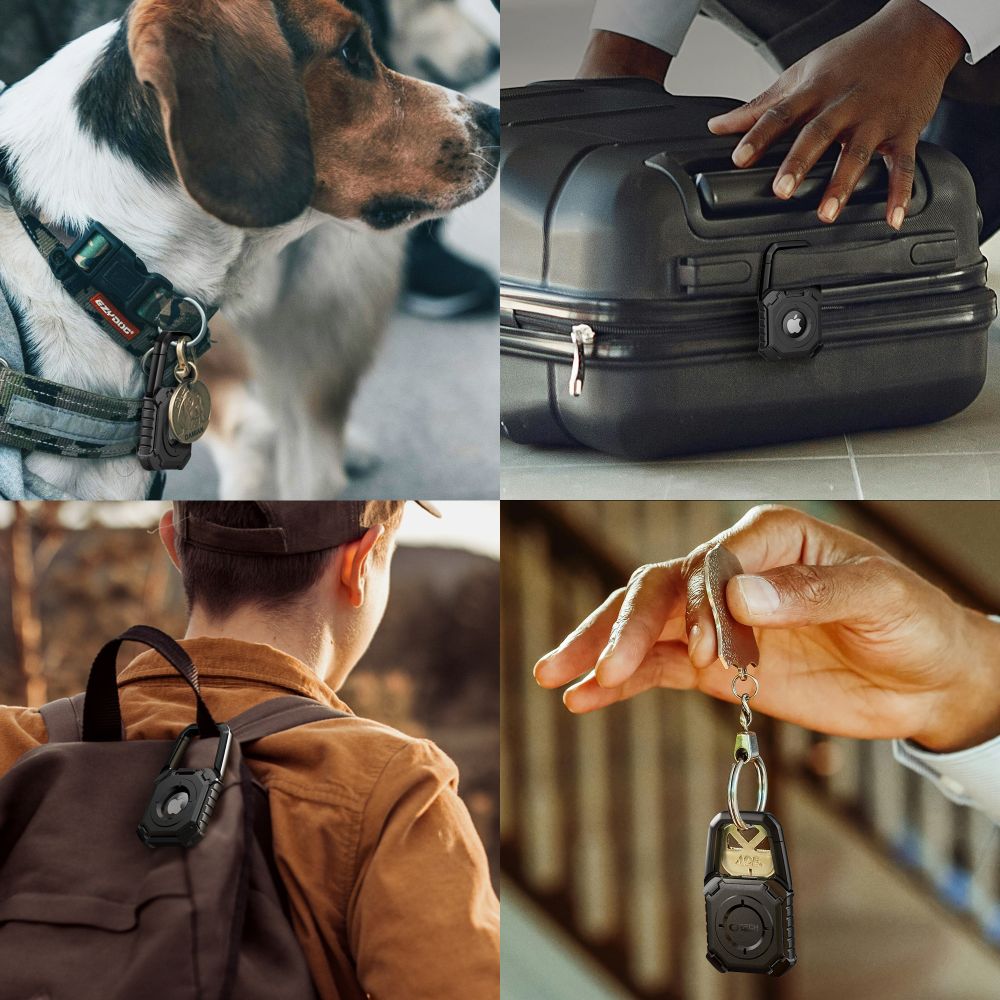 iTok webáruház - Tech-Protect Tech-Protect Kevlar tok Apple AirTag 1/2-höz (fekete) 7 Tech-Protect Kevlar Case for Apple AirTag 1/2 (fekete)