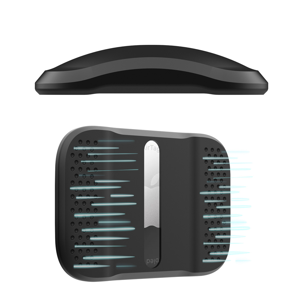 iTok webáruház - Hurtel Mágneses tok AirTag készülékhez EA-78-01 (fekete) 4 Magnetic case for AirTag (fekete)