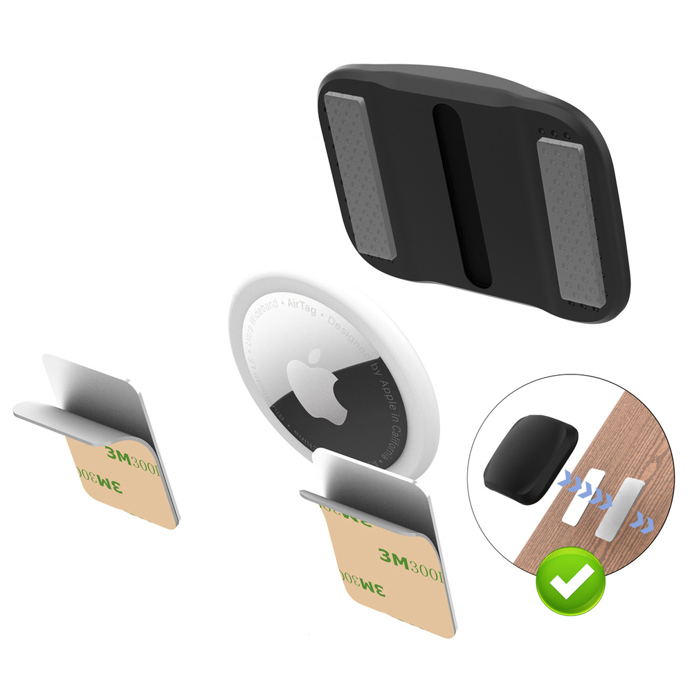 iTok webáruház - Hurtel Mágneses tok AirTag készülékhez EA-78-01 (fekete) 8 Magnetic case for AirTag (fekete)