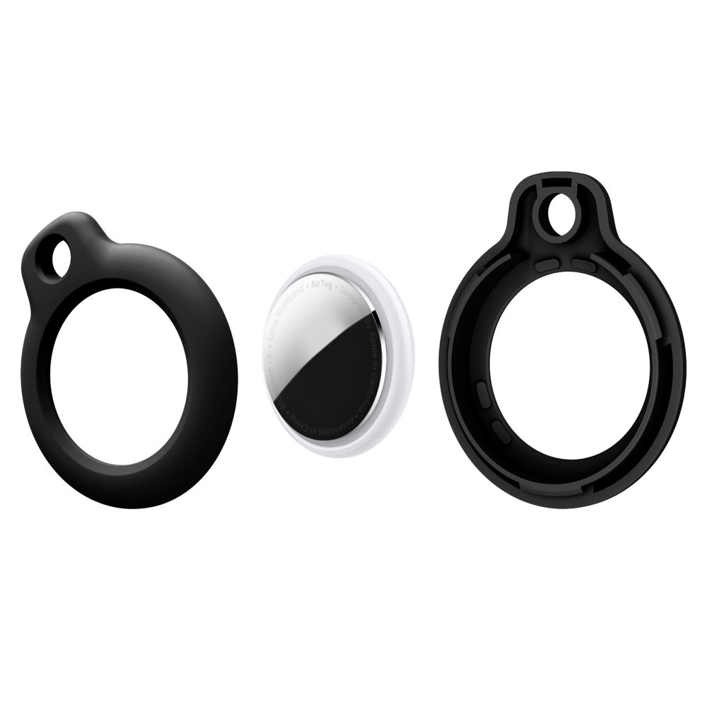 iTok webáruház - Tech-Protect Tech-Protect Rough 4 darabos tok Apple AirTag 1 / 2 (fekete) 3 Tech-Protect Rough 4-pack case for Apple AirTag 1 / 2 (fekete)