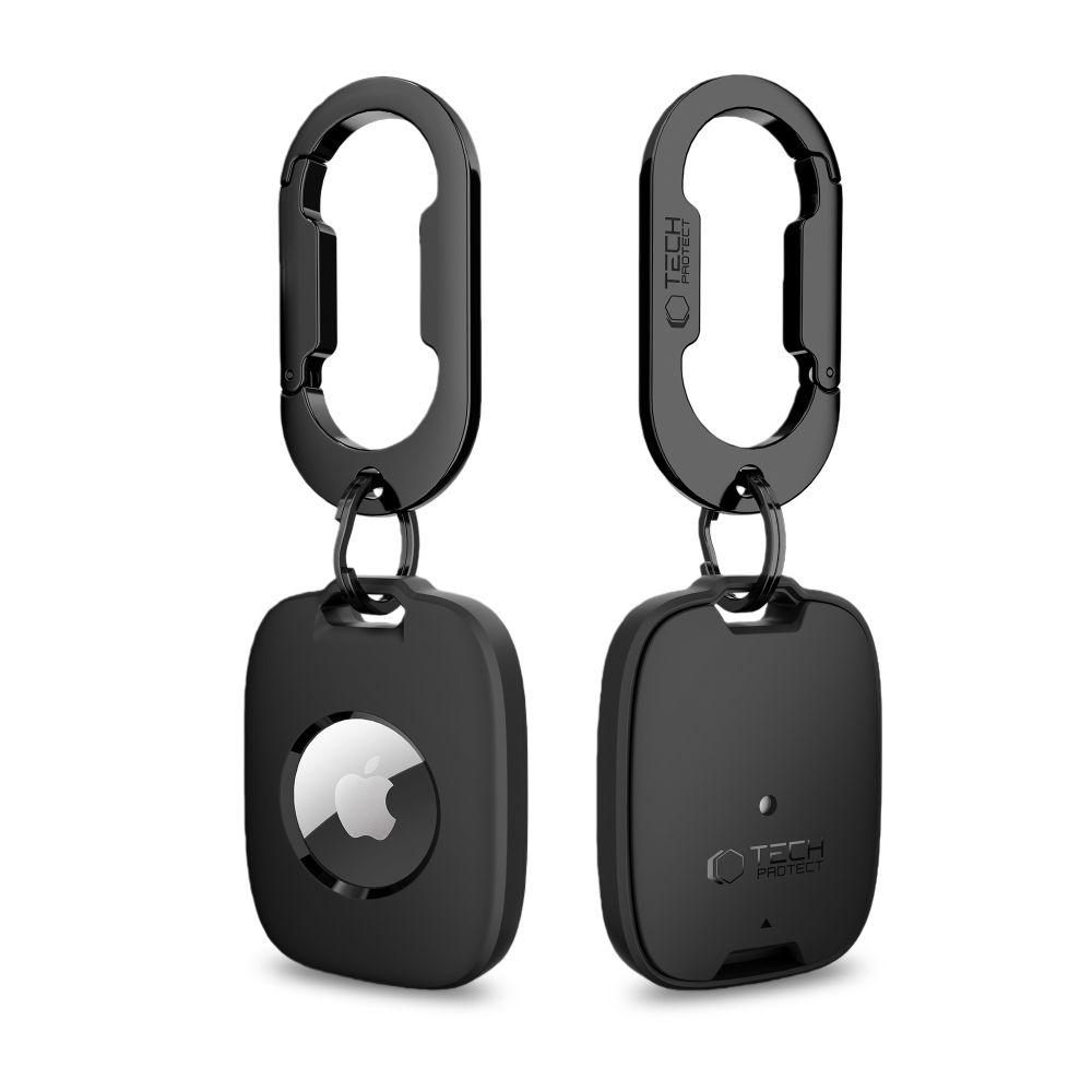 iTok webáruház - Tech-Protect Tech-Protect Velar tok Apple AirTag 1 / 2 készülékhez (fekete) 1 Tech-Protect Velar case for Apple AirTag 1 / 2 (fekete)