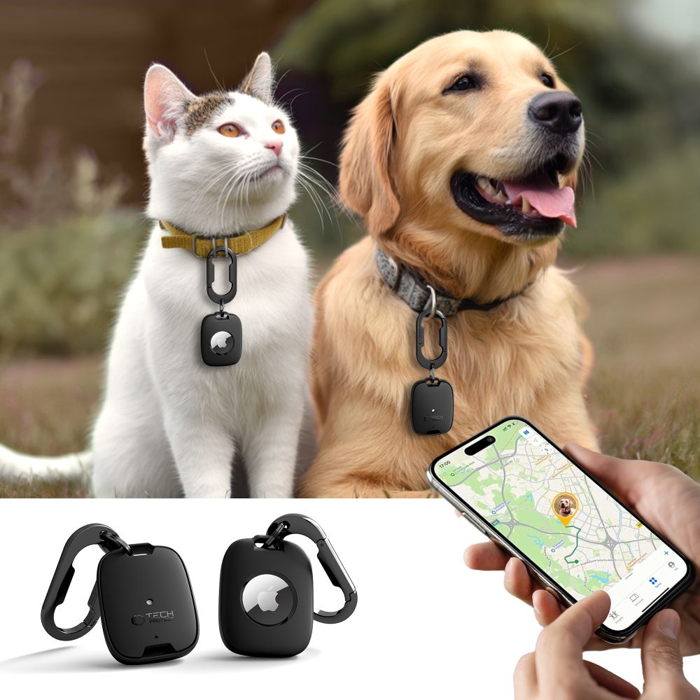 iTok webáruház - Tech-Protect Tech-Protect Velar tok Apple AirTag 1 / 2 készülékhez (fekete) 5 Tech-Protect Velar case for Apple AirTag 1 / 2 (fekete)