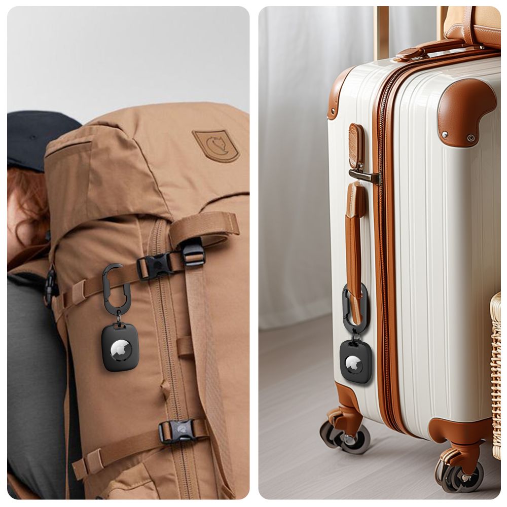 iTok webáruház - Tech-Protect Tech-Protect Velar tok Apple AirTag 1 / 2 készülékhez (fekete) 7 Tech-Protect Velar case for Apple AirTag 1 / 2 (fekete)