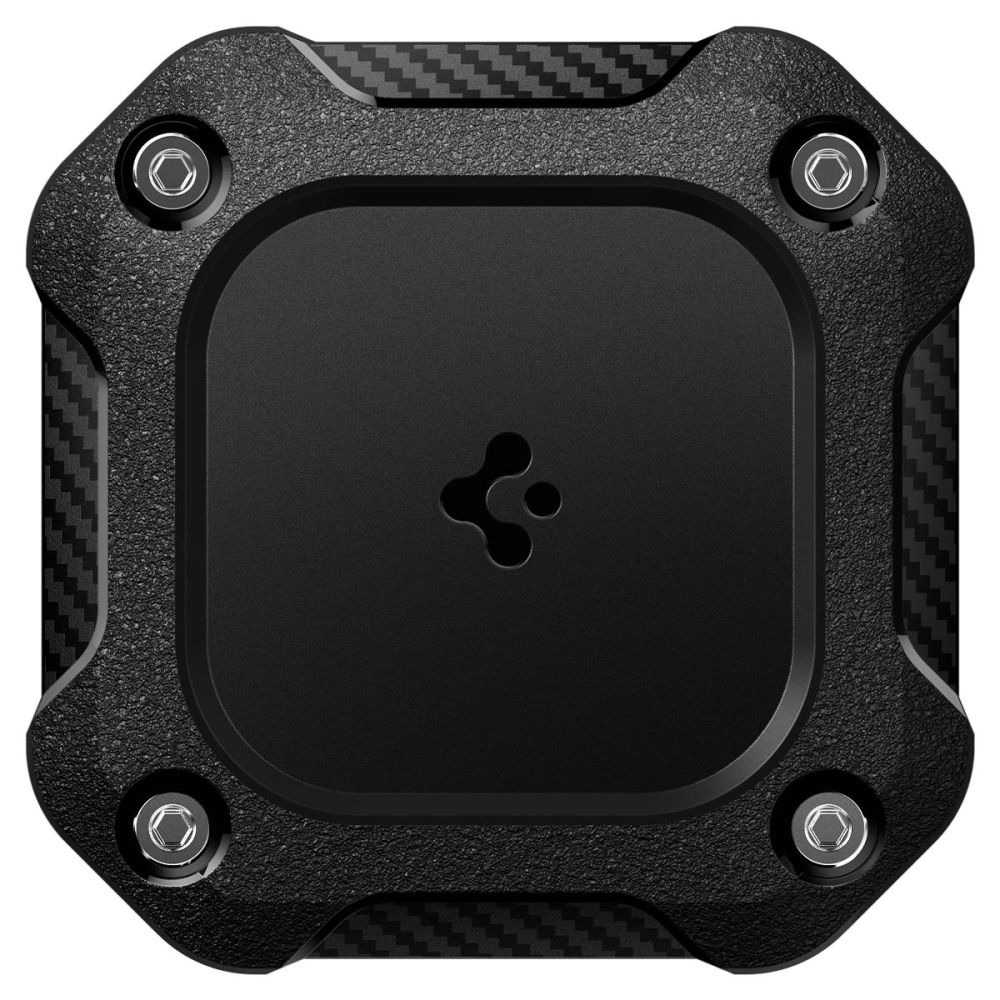 iTok webáruház - Spigen Spigen Tough Armor tok 4 db Apple AirTag 1/2 készülékhez (fekete) 3 Spigen Tough Armor 4-Pack Case for Apple AirTag 1/2 (fekete)