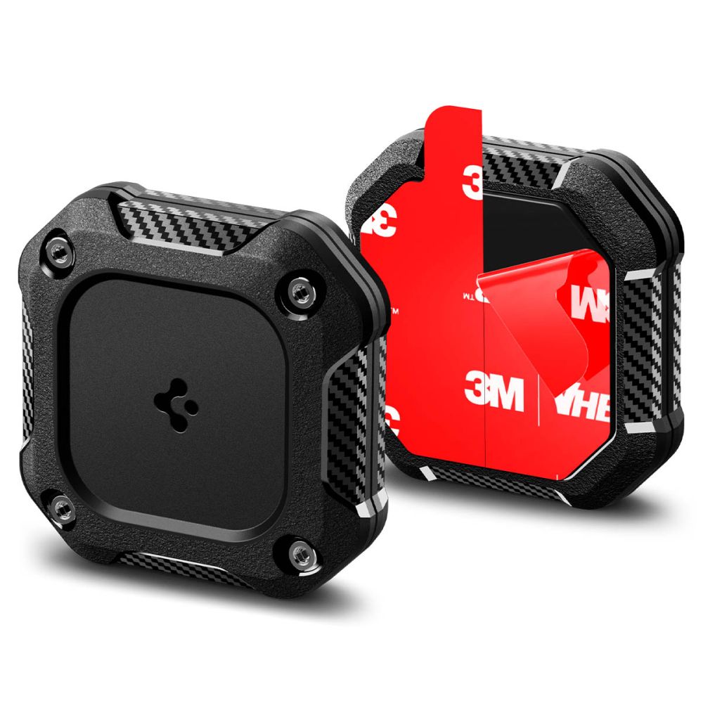 iTok webáruház - Spigen Spigen Tough Armor tok 4 db Apple AirTag 1/2 készülékhez (fekete) 7 Spigen Tough Armor 4-Pack Case for Apple AirTag 1/2 (fekete)