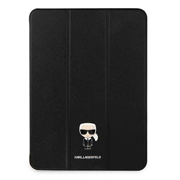 iTok webáruház - Karl Lagerfeld Karl Lagerfeld Saffiano Ikonic Karl tok iPad Pro 12,9" 2021 készülékhez (fekete) 1 Karl Lagerfeld Saffiano Ikonic Karl Case for iPad 12.9" Pro 2021 (fekete)