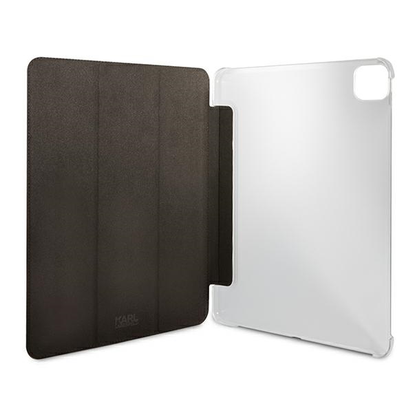 iTok webáruház - Karl Lagerfeld Karl Lagerfeld Saffiano Ikonic Karl tok iPad Pro 12,9" 2021 készülékhez (fekete) 3 Karl Lagerfeld Saffiano Ikonic Karl Case for iPad 12.9" Pro 2021 (fekete)