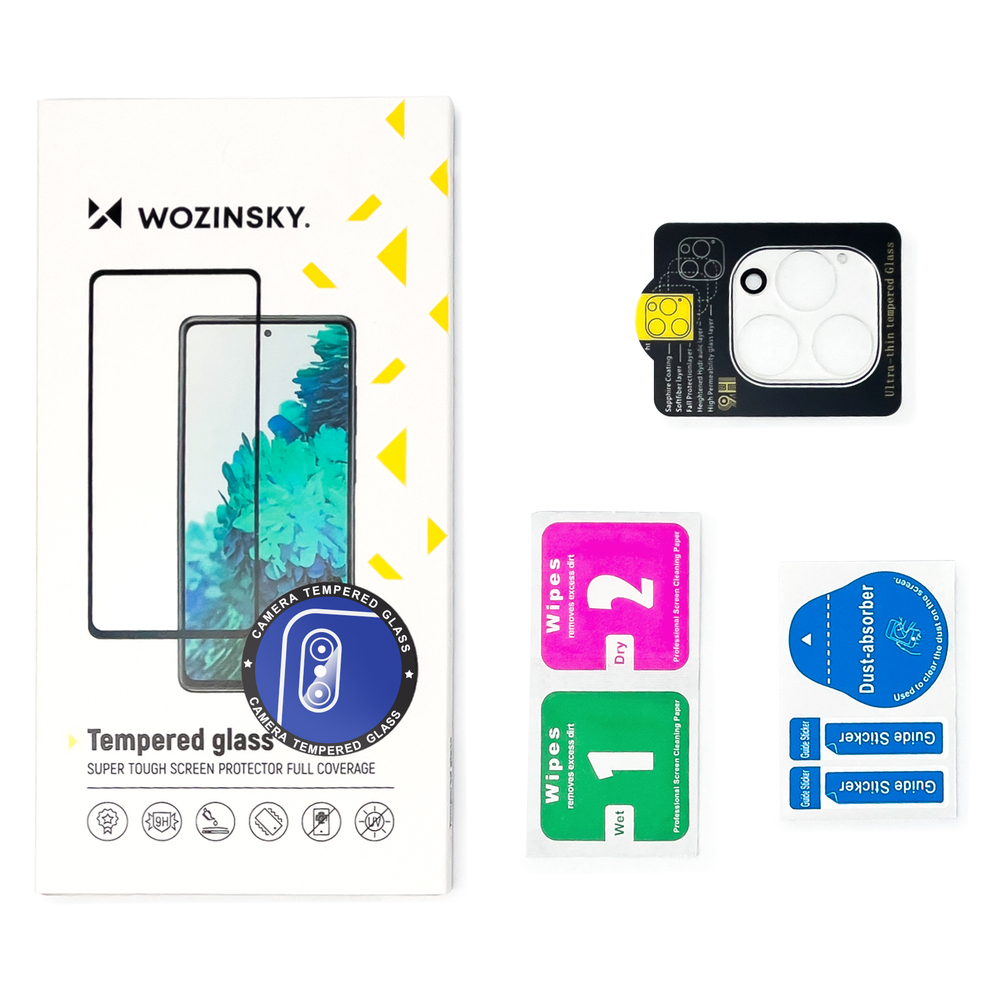 iTok webáruház - Wozinsky Wozinsky Full Camera Glass 9H edzett üveg iPhone 16 Pro kamerához 3 Wozinsky Full Camera Glass 9H tempered glass for the iPhone 16 Pro camera
