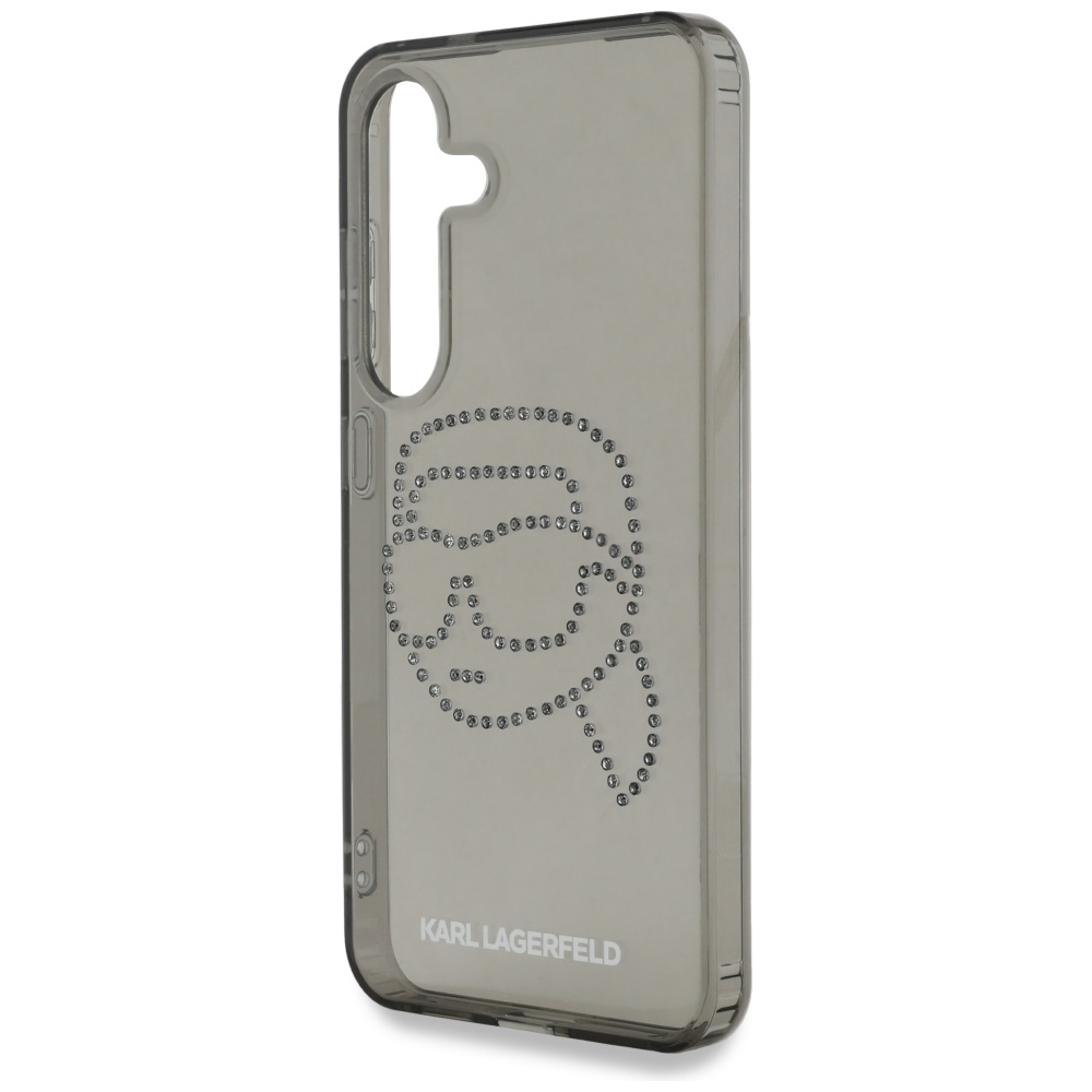 iTok webáruház - Karl Lagerfeld Karl Lagerfeld Rhinestones Karl Head Logo tok Samsung Galaxy S25 készülékhez – fekete 6 Case Karl Lagerfeld Rhinestones Karl Head Logo Samsung Galaxy S25 black