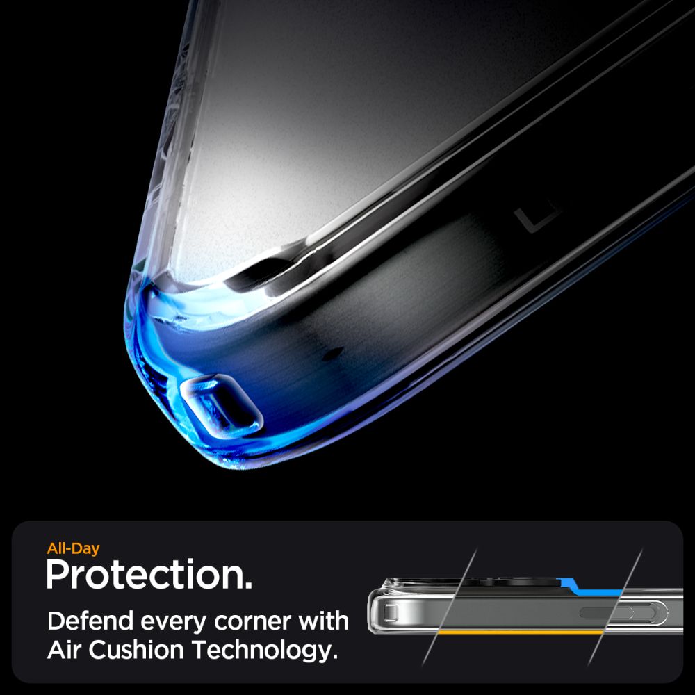 iTok webáruház - Spigen Spigen Ultra Hybrid Mag tok MagSafe-fel iPhone 16 Pro készülékhez (átlátszó) 8 Spigen Ultra Hybrid Mag Case with MagSafe for iPhone 16 Pro (átlátszó)