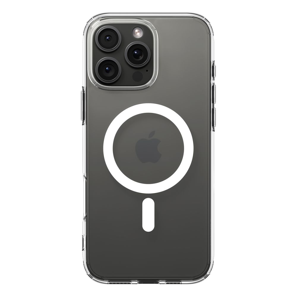 iTok webáruház - Spigen Spigen Ultra Hybrid Mag tok MagSafe technológiával iPhone 16 Pro készülékhez (fehér) 3 Spigen Ultra Hybrid Mag Case with MagSafe for iPhone 16 Pro (fehér)