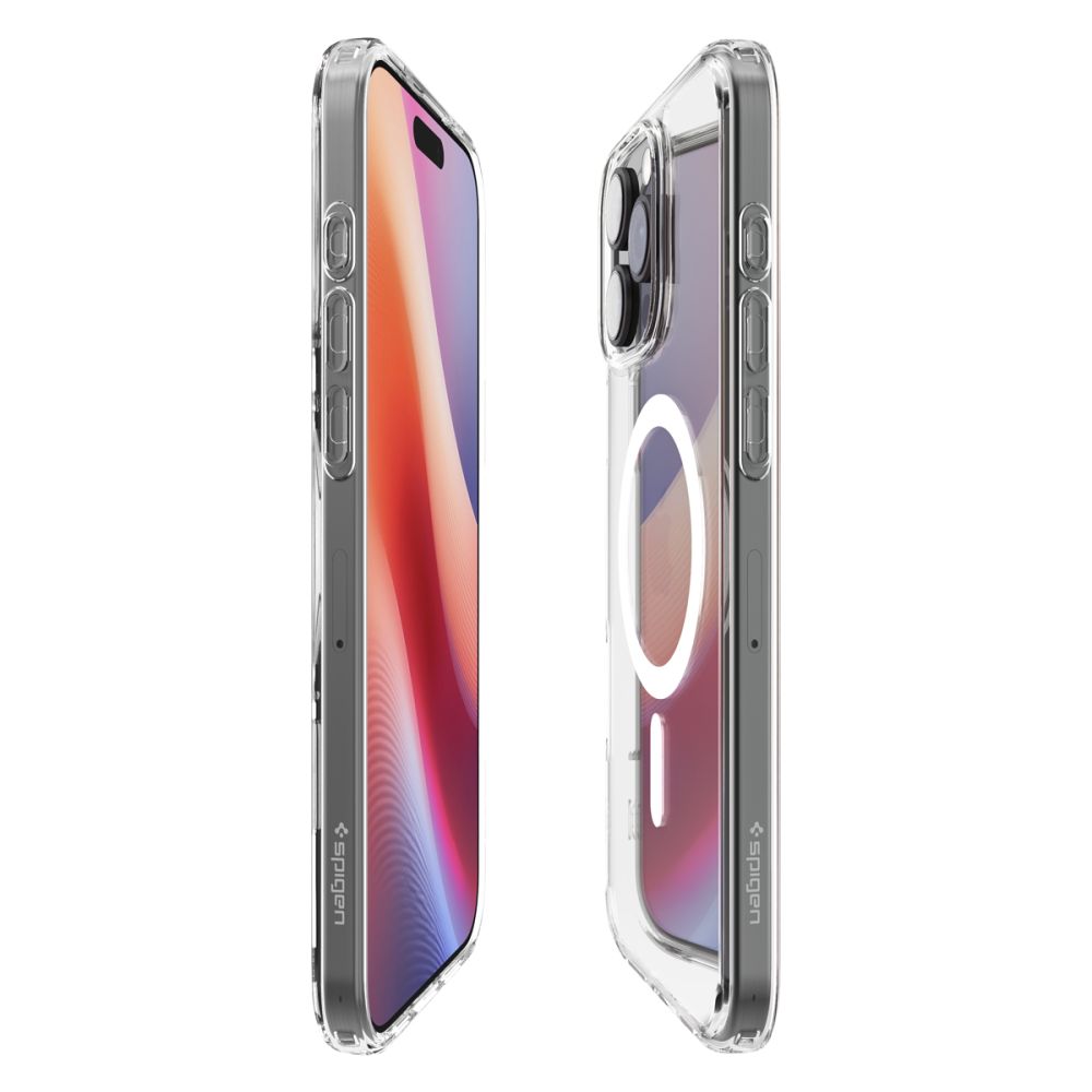 iTok webáruház - Spigen Spigen Ultra Hybrid Mag tok MagSafe technológiával iPhone 16 Pro készülékhez (fehér) 7 Spigen Ultra Hybrid Mag Case with MagSafe for iPhone 16 Pro (fehér)