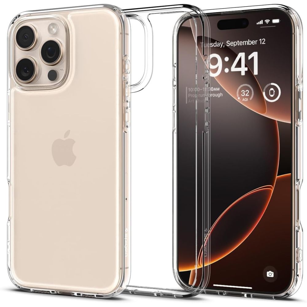 iTok webáruház - Spigen Spigen Ultra Hybrid tok iPhone 16 Pro készülékhez (átlátszó) 1 Spigen Ultra Hybrid iPhone 16 Pro Case (átlátszó)