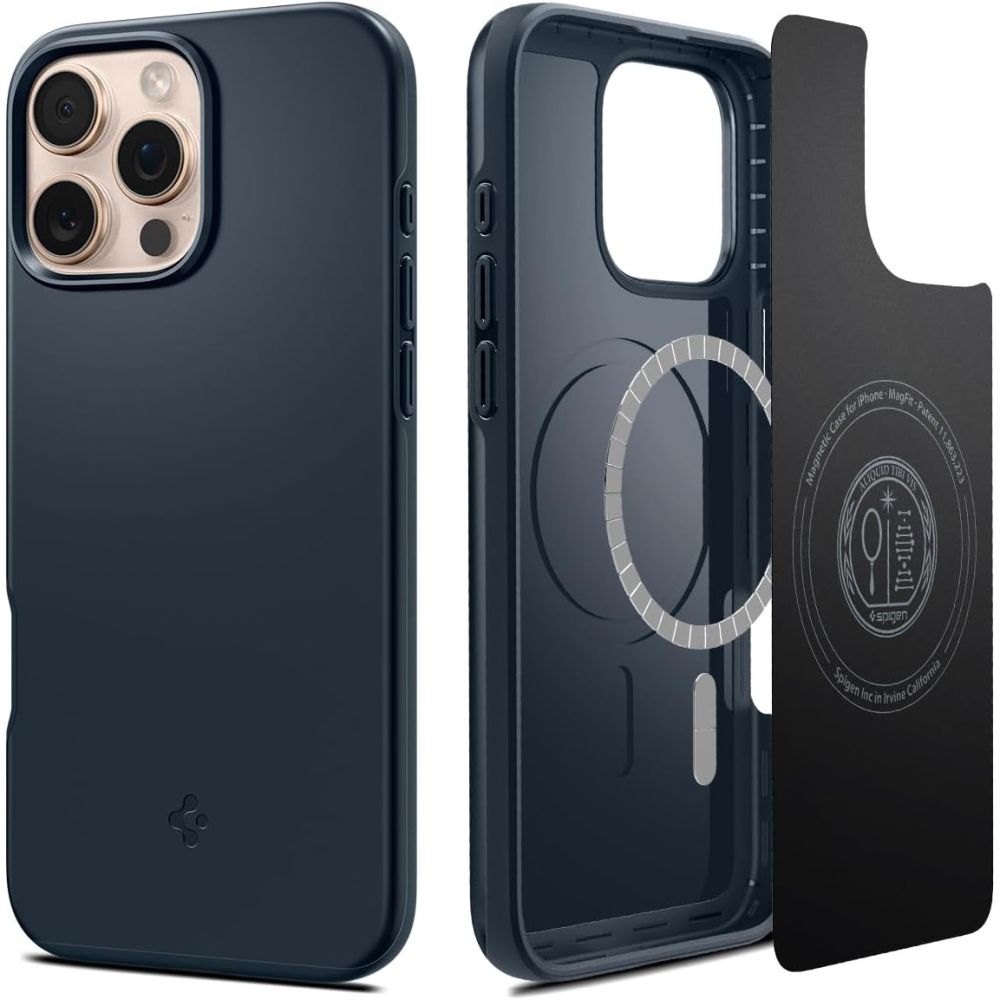 iTok webáruház - Spigen Spigen Thin Fit MagSafe tok iPhone 16 Pro készülékhez (sötétszürke) 1 Spigen Thin Fit MagSafe Case for iPhone 16 Pro (sötétszürke)