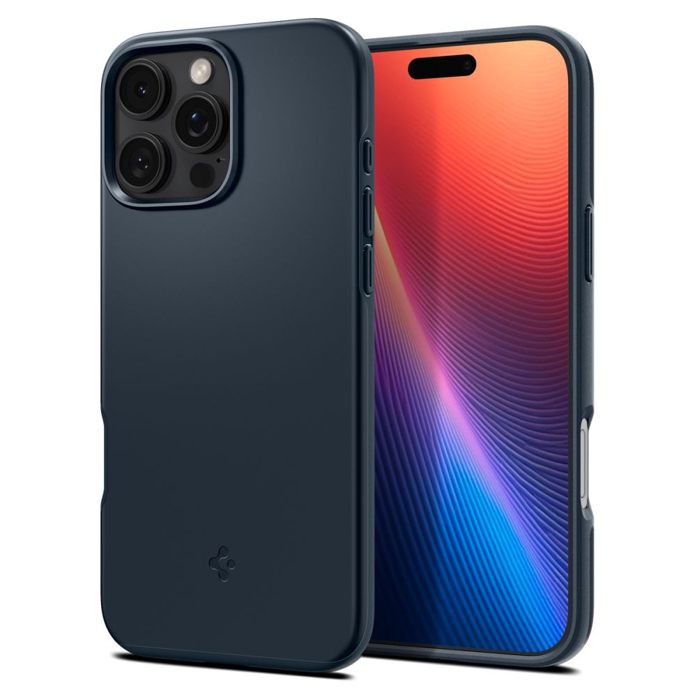 iTok webáruház - Spigen Spigen Thin Fit MagSafe tok iPhone 16 Pro készülékhez (sötétszürke) 2 Spigen Thin Fit MagSafe Case for iPhone 16 Pro (sötétszürke)