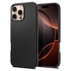 Spigen Liquid Air tok iPhone 16 Pro készülékhez (fekete)
