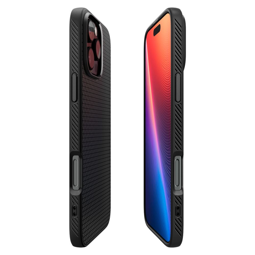 iTok webáruház - Spigen Spigen Liquid Air tok iPhone 16 Pro készülékhez (fekete) 6 Spigen Liquid Air iPhone 16 Pro Case (fekete)