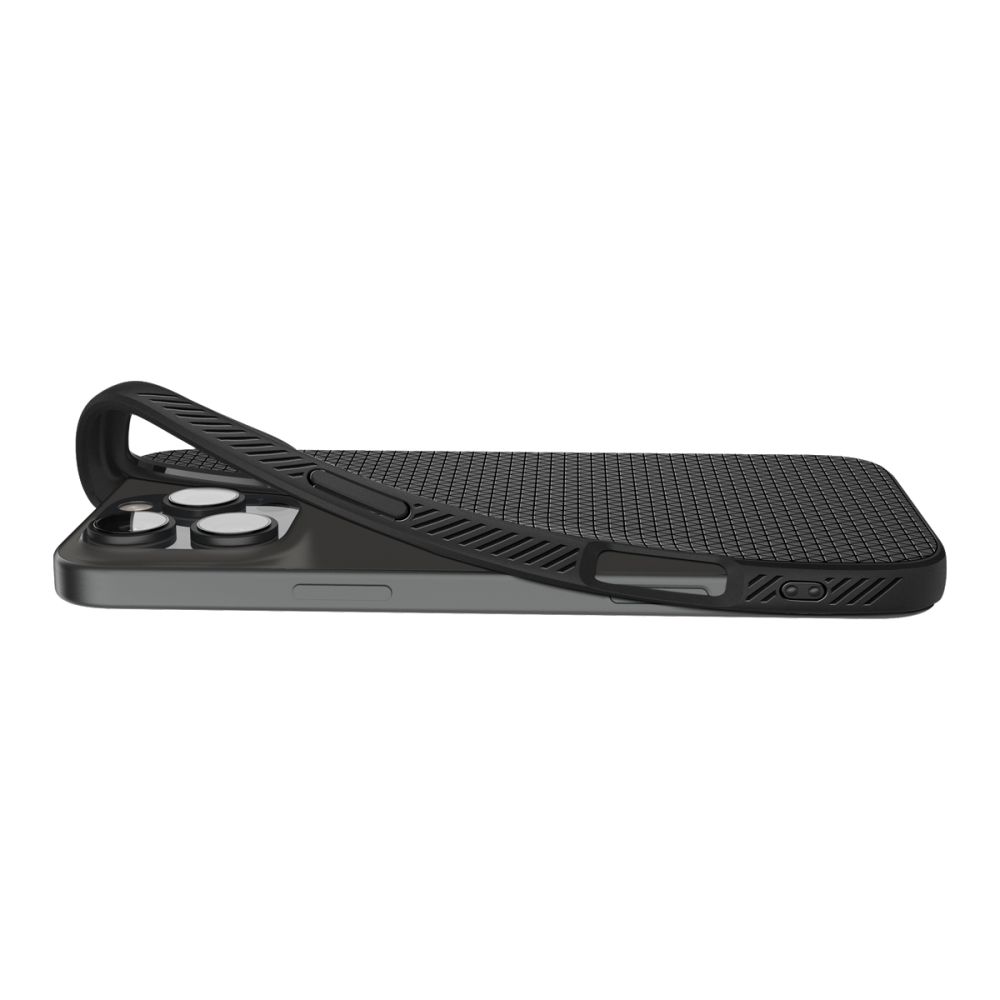 iTok webáruház - Spigen Spigen Liquid Air tok iPhone 16 Pro készülékhez (fekete) 7 Spigen Liquid Air iPhone 16 Pro Case (fekete)