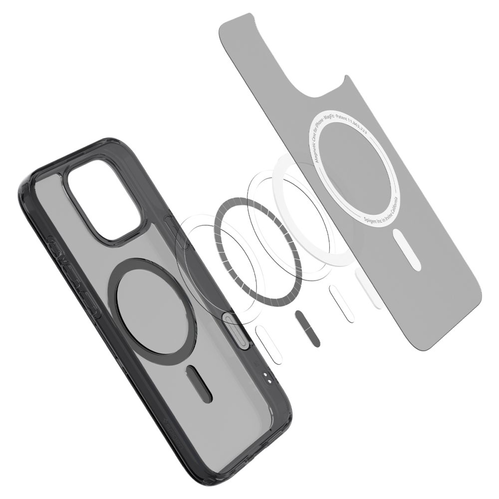 iTok webáruház - Spigen Spigen Ultra Hybrid tok iPhone 16 Pro készülékhez (fekete) 6 Spigen Ultra Hybrid iPhone 16 Pro Case (fekete)