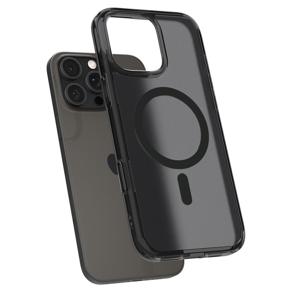 iTok webáruház - Spigen Spigen Ultra Hybrid tok iPhone 16 Pro készülékhez (fekete) 8 Spigen Ultra Hybrid iPhone 16 Pro Case (fekete)