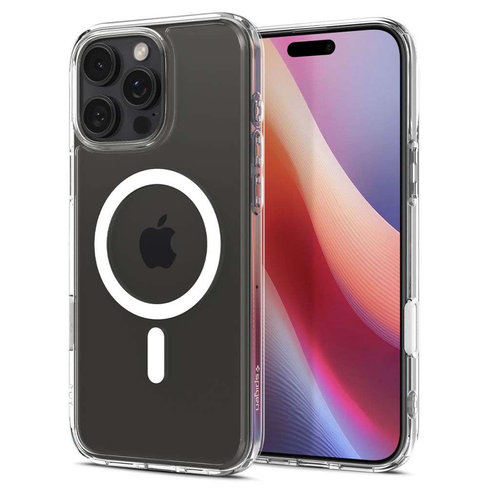 iTok webáruház - Spigen Spigen Ultra Hybrid tok iPhone 16 Pro készülékhez (fehér) 1 Spigen Ultra Hybrid iPhone 16 Pro Case (fehér)