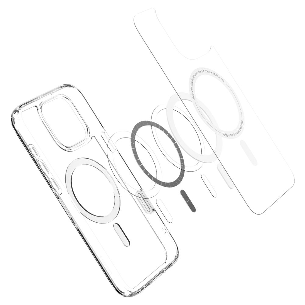 iTok webáruház - Spigen Spigen Ultra Hybrid tok iPhone 16 Pro készülékhez (fehér) 6 Spigen Ultra Hybrid iPhone 16 Pro Case (fehér)