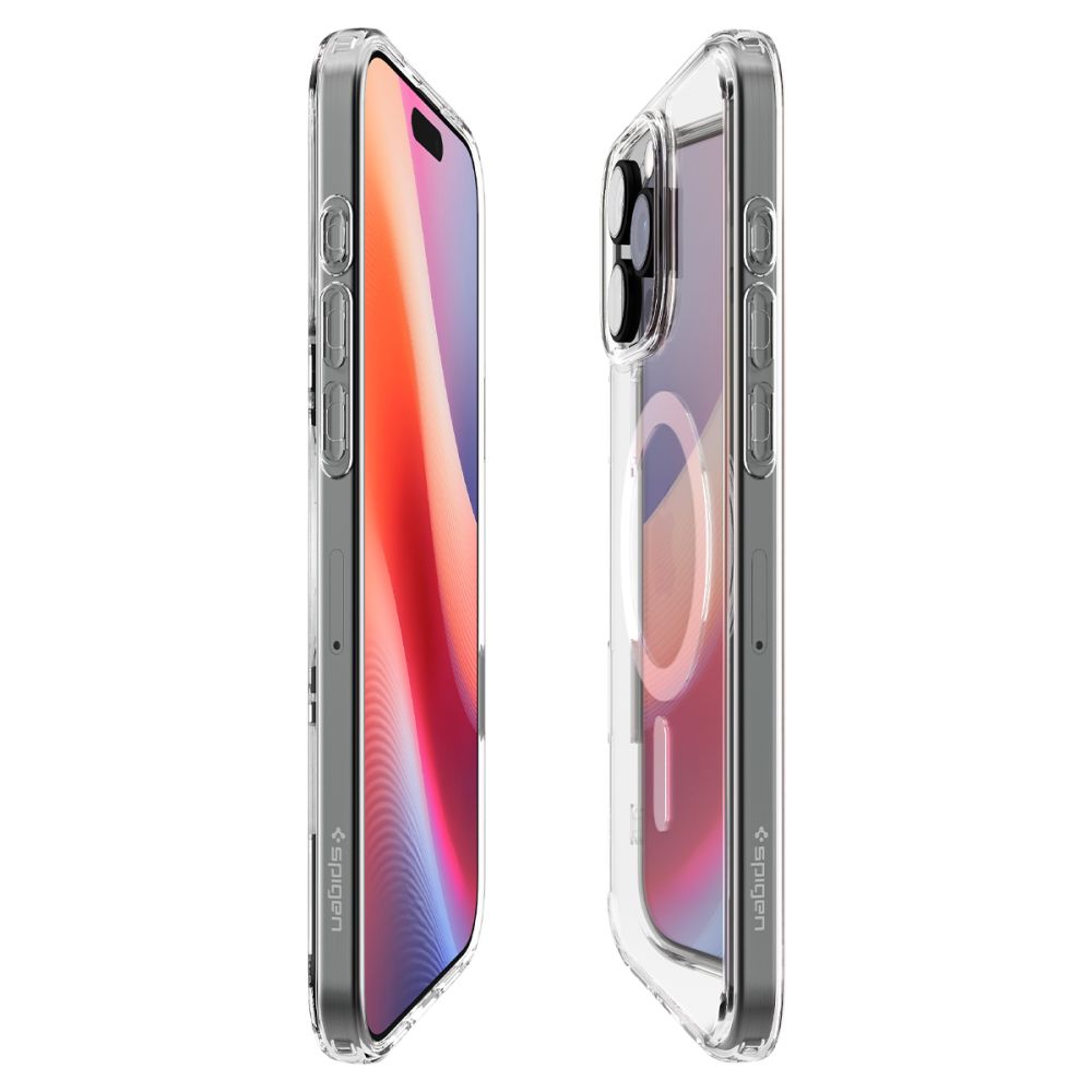 iTok webáruház - Spigen Spigen Ultra Hybrid tok iPhone 16 Pro készülékhez (fehér) 7 Spigen Ultra Hybrid iPhone 16 Pro Case (fehér)